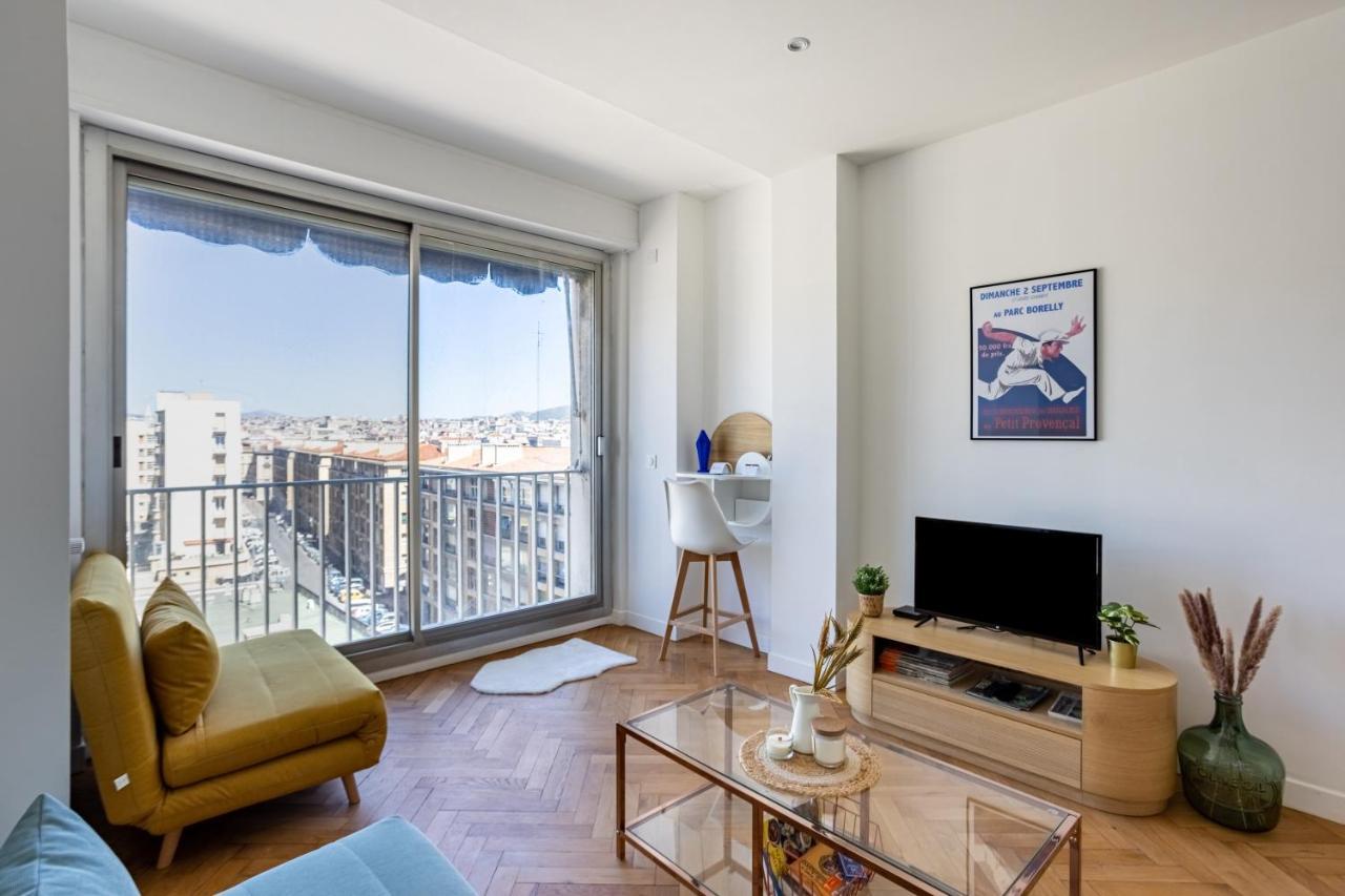 LA PHOCÉENNE - Bel appartement avec vue idéalement situé Marsella Exterior foto