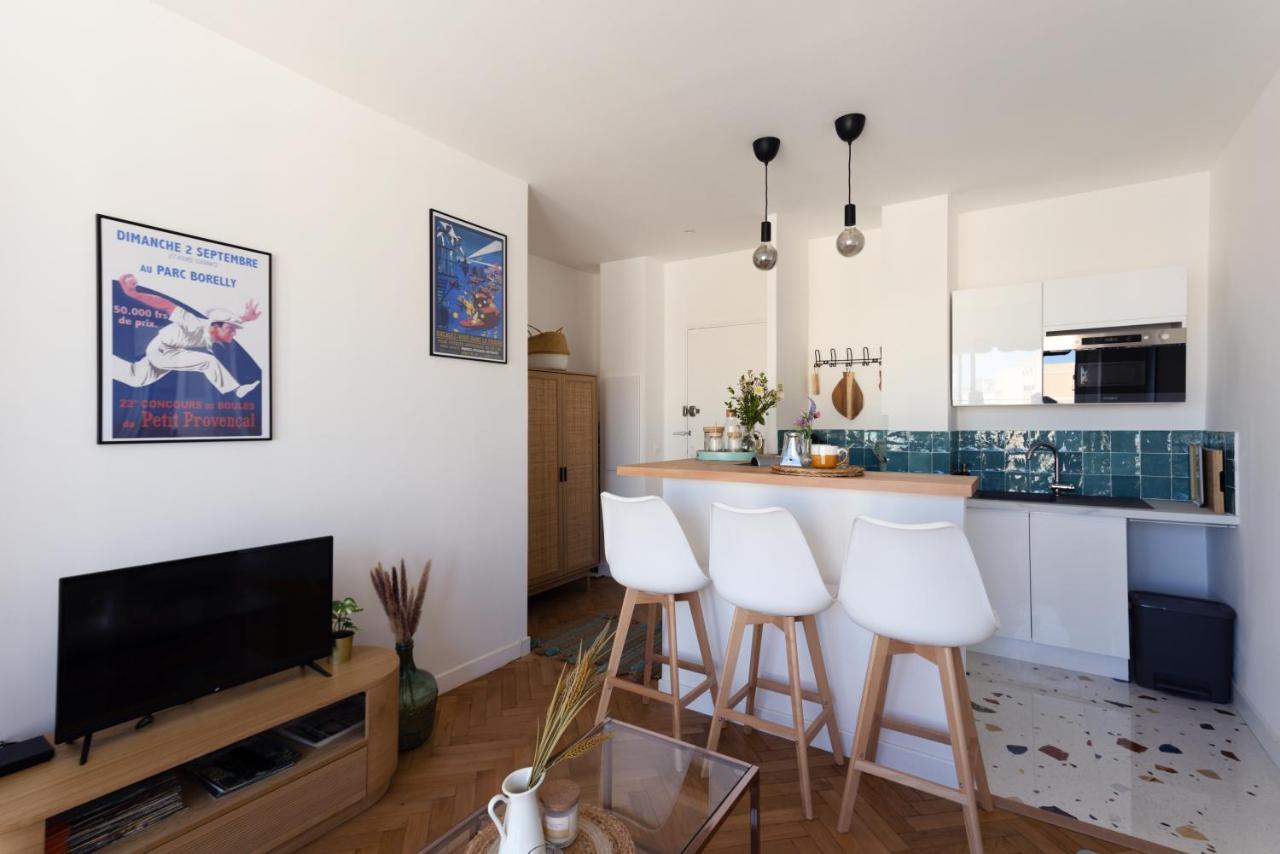 LA PHOCÉENNE - Bel appartement avec vue idéalement situé Marsella Exterior foto